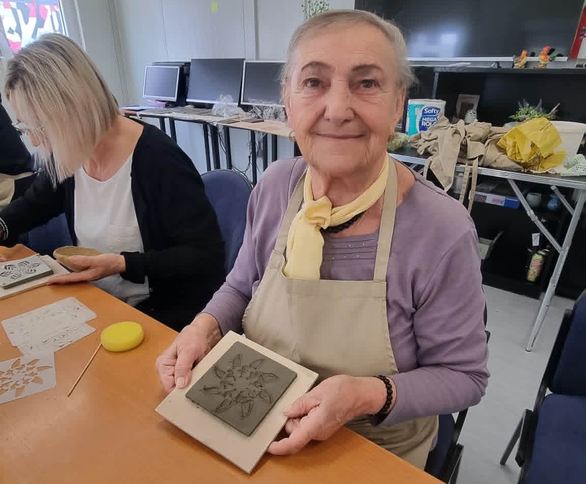 Radionica u Klubu umirovljenika Petrinja
