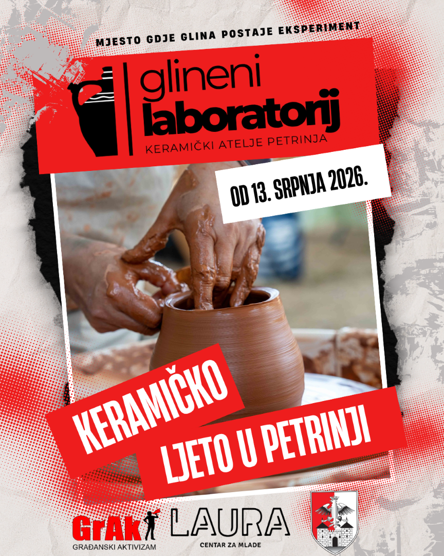 Glineni laboratorij – prijavi se na radionice!